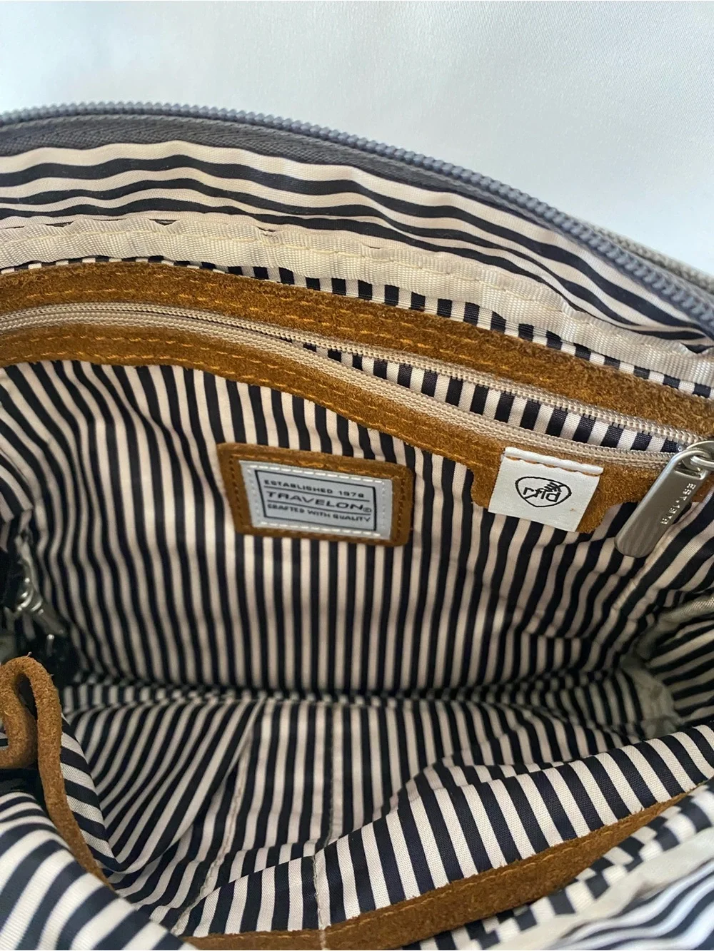 Travelon Anti-Theft Heritage Crossbody with 5-Point Anti-Theft Protection Sage